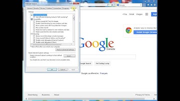 How to reset IE Internet Explorer settings in Windows 7