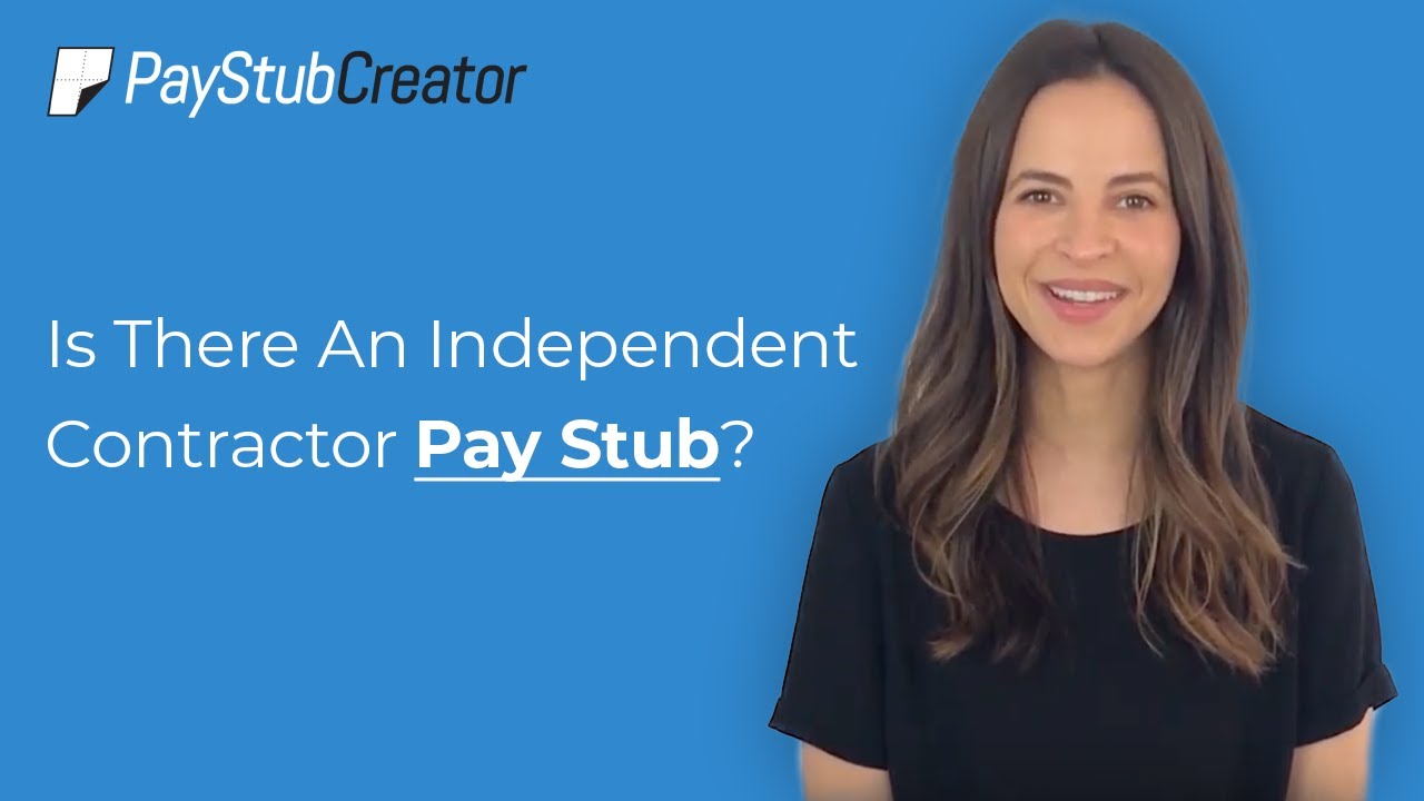 is-there-an-independent-contractor-pay-stub-youtube