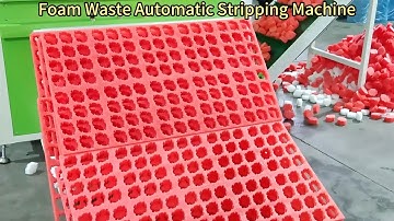Foam Waste Automatic Stripping Machine | Die Cut Foam Waste Scrap Removing