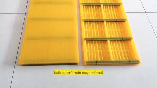 Mining Polyurethane Modular Panels | Durable Vibrating Screen Replacement Parts