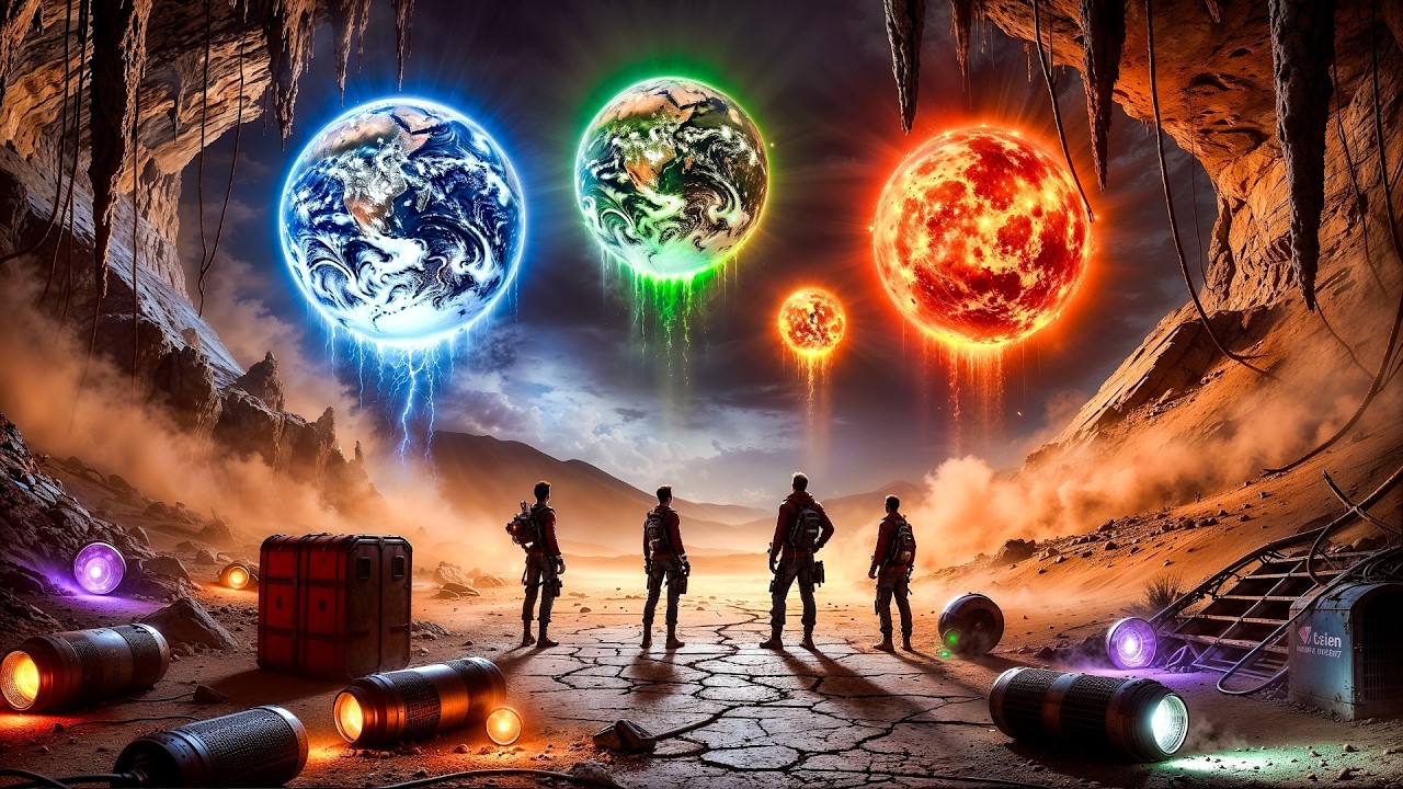 На вечеринке в бункере четверо друзей исчезают, когда неудачный городской эксперимент разбрасывае...