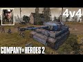 Coh2  okw grand offensive 4v4 company of heroes 2
