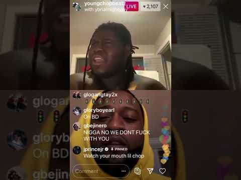 Goon Checks Young Chop On His Live