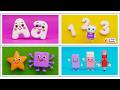 Preschool Learning activities for 3 year olds at home | Learn ABC Phonics Shapes Numbers Colors 🌈