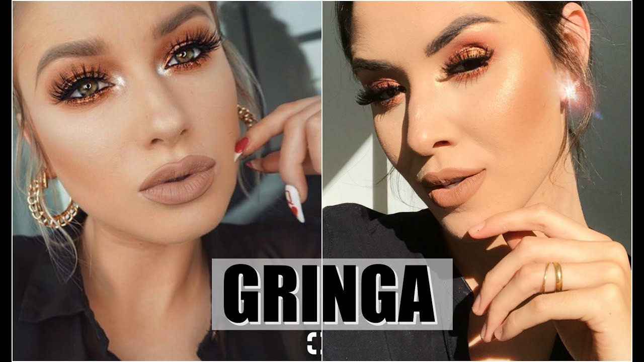 IMITANDO A MAQUIAGEM DA GRINGA