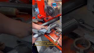 Hydraulic Scaffolding Pipe Thread Rolling Machine 2 Roll Type 🔥⚙️ |