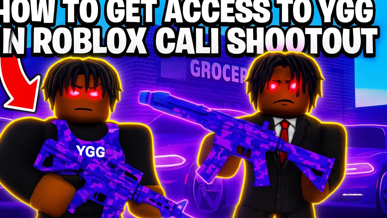 HOW TO GET ACCESS TO YGG IN ROBLOX CALI SHOOTOUT!! (FREE ACCESS)