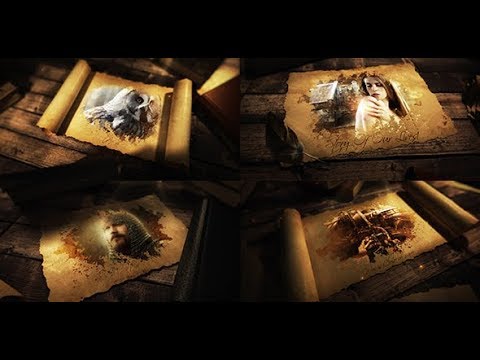 Проекты афтер эффект старинная книга