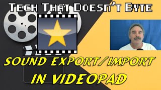 How To Import & Export Sound In VideoPad | VideoPad Video Editor Tutorial screenshot 4