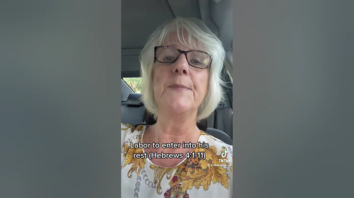 Labor to enter into his rest (Hebrews 4:1–11) ￼