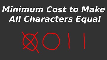 Minimum Cost to Make All Characters Equal - LeetCode 2712 - Python Solution Code Answer Explanation