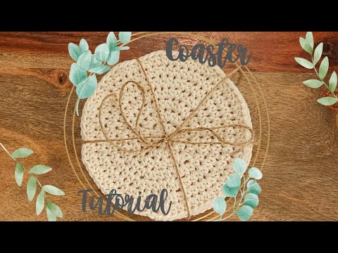 Crochet Coaster Tutorial - YouTube