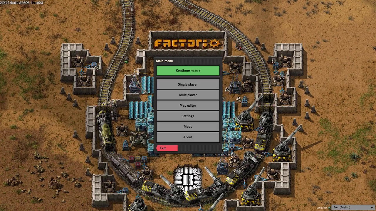 Factorio - Railworld + Marathon - Modded