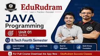 Oops JAVA Unit 1 One Shot Revision || B.Tech || AKTU Exam || BCA #edurudram