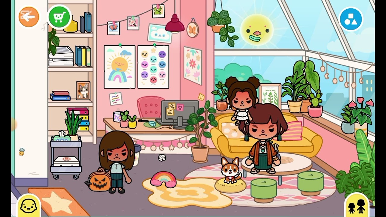 Toca Boca otravná mladší sestra 2. Díl 💖🌼🪸🌛🩵💎🦩🥭🍡🍙