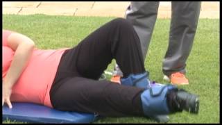 Em perna exercícios úlceras de idosos para de perna
