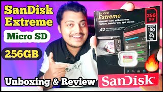 SanDisk Extreme Memory Card 256GB Unboxing, Review & Speed Test