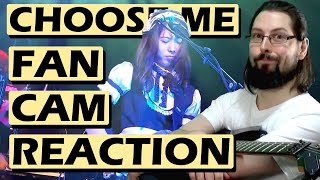 CHOOSE ME Reaction Band Maid Live Fan Cam Guitar Tutor Reacts