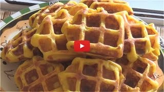 Вафли картофельные. Необычно в электровафельнице. Вафли картофельные. Необычно в электровафельнице.