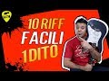 10 RIFF FACILI PER CHITARRA ELETTRICA CON 1 SOLO DITO