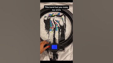 How to make your Shirts GLOW 🌟 #glowinthedark #tshirtprinting #shortsart #shortsvideo #artists