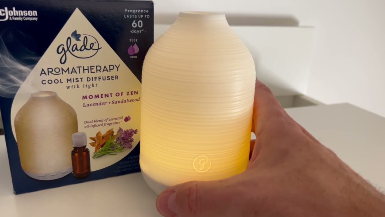 Glade Aromatherapy Difusor De Aceites Esenciales, Aroma muy relajante y  funcionamiento bueno - YouTube