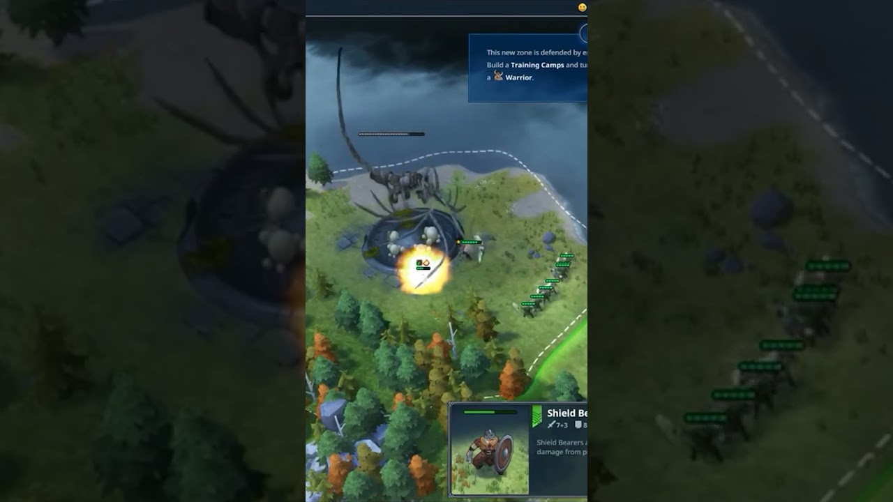 How to Kill Undead Wyvern Effectively with Axe Thrower | Northgard Conquest, The Clan of The Goat