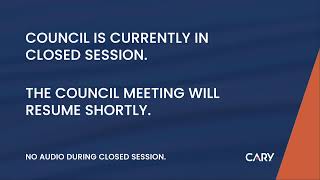 Cary Council Meeting — March 12, 2026