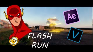 Flash Run/ VFX Test video/ Adobe After Effects