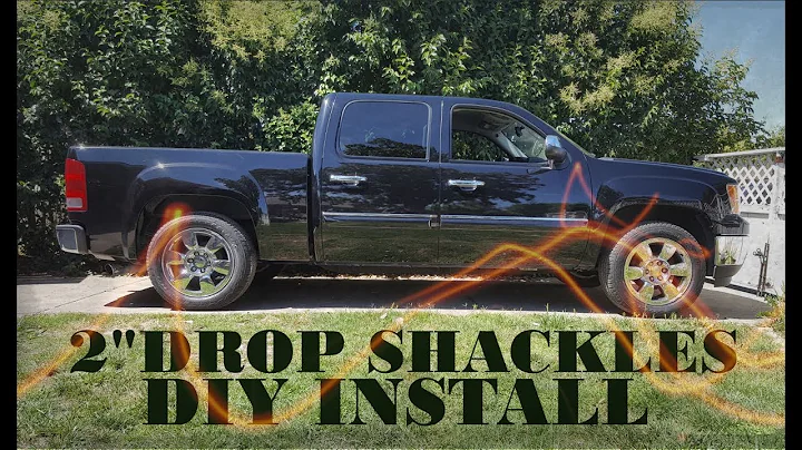 Installing rear shackles and 3 inch drop spacers on a 2010 Sierra