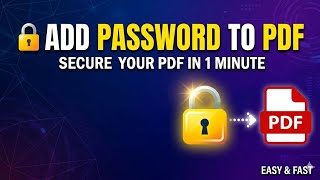 Add Password to PDF on Mobile | Protect PDF Free Using iLovePDF
