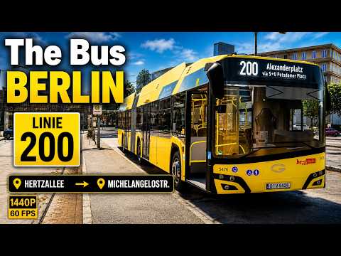 The Bus | Berlin | Linie 200 | Hertzallee → Michelangelostr. | 1440p60