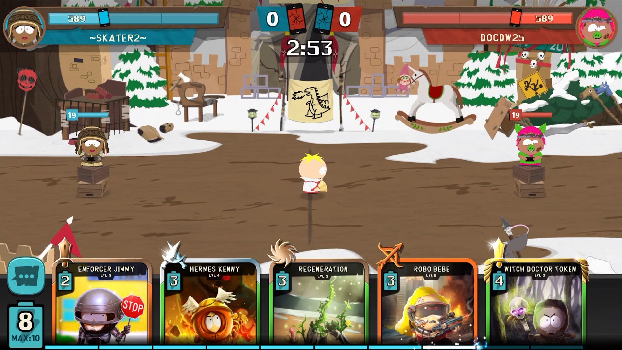 South Park Phone Destroyer: Mecha Timmy Level 3 before the nerf