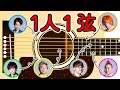 「弦が1本だけのギター」&times;6なら簡単にギターソロを奏でられるのでは?
