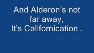 Californiacation - Red Hot Chilli Peppers [lyrics]