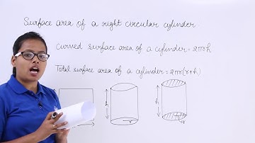 Class10th – Surface Area of a Right Circular Cylinder | Surface Area and Volumes | Tutorials Point