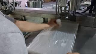 Double head bag in box filling machine