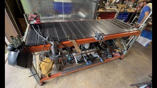 ULTIMATE welding table. Built from SCRAP!!!