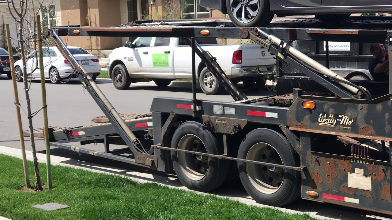 Car Transport on Open Car Carrier Truck, ABC Auto Shipping Service