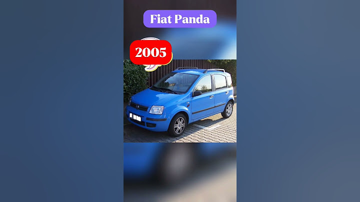 Evolution of Fiat Panda, 1980~2023. #shorts