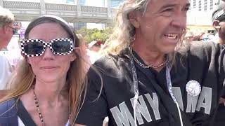 Jedi Rich & Jedi Joy meet Mark Davis at the NFL Draft 2022