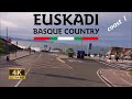 Conduire le long de la cte de bizkaia partie 1 pays basque espagne i 4k 60fps