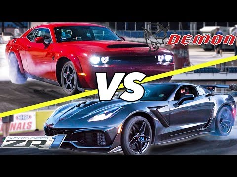 2018 ZR1 vs Demon! | Who is REALLY faster?