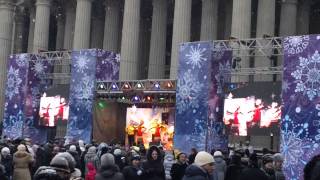 Рождественские песнопения у Казанского собора в СПб