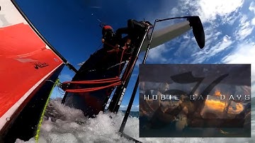 HOBIE CAT DAYS - Reach session Hobie 16 with capsize ( Go Pro 360 Max Test session II )