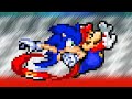 Sonic Vs Mario (sprite animation)