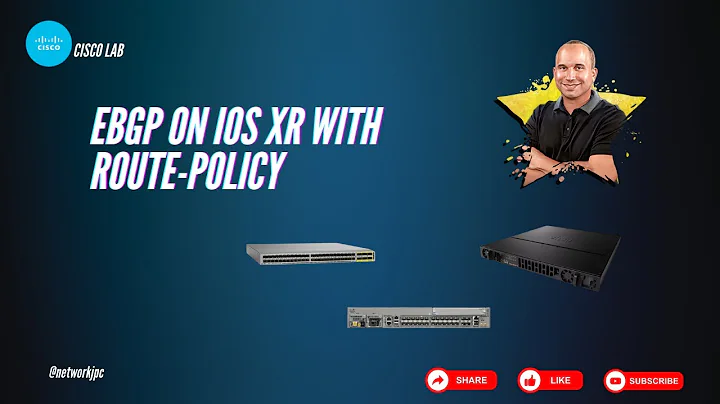 Cisco Service Provider - eBGP on IOS XR with Route Policy