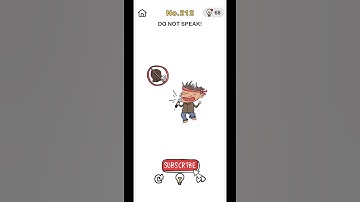 Brain Out level 211-212. Thirsty, May I have a glass of water? Do not speak!