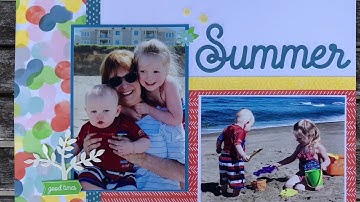 Add More Photos to Central Park Workshop Your Way Scrapbook Layout Kit | Process Video