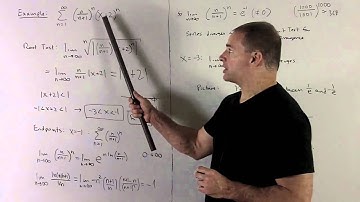 Power Series 1c - Interval of Convergence Using Root Test